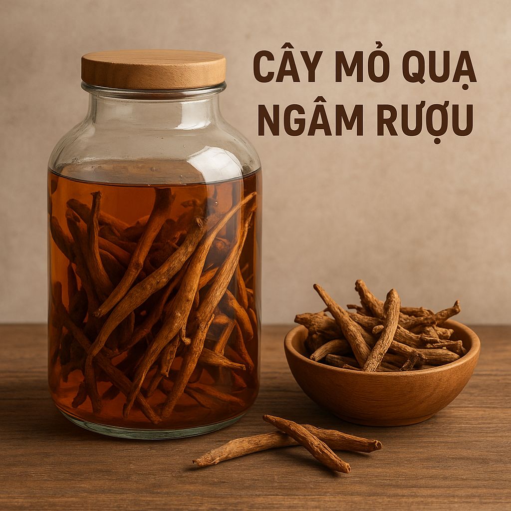Cách Ngâm Rượu Cây Mỏ Quạ (Xuyên Phá Thạch) Chuẩn YHCT