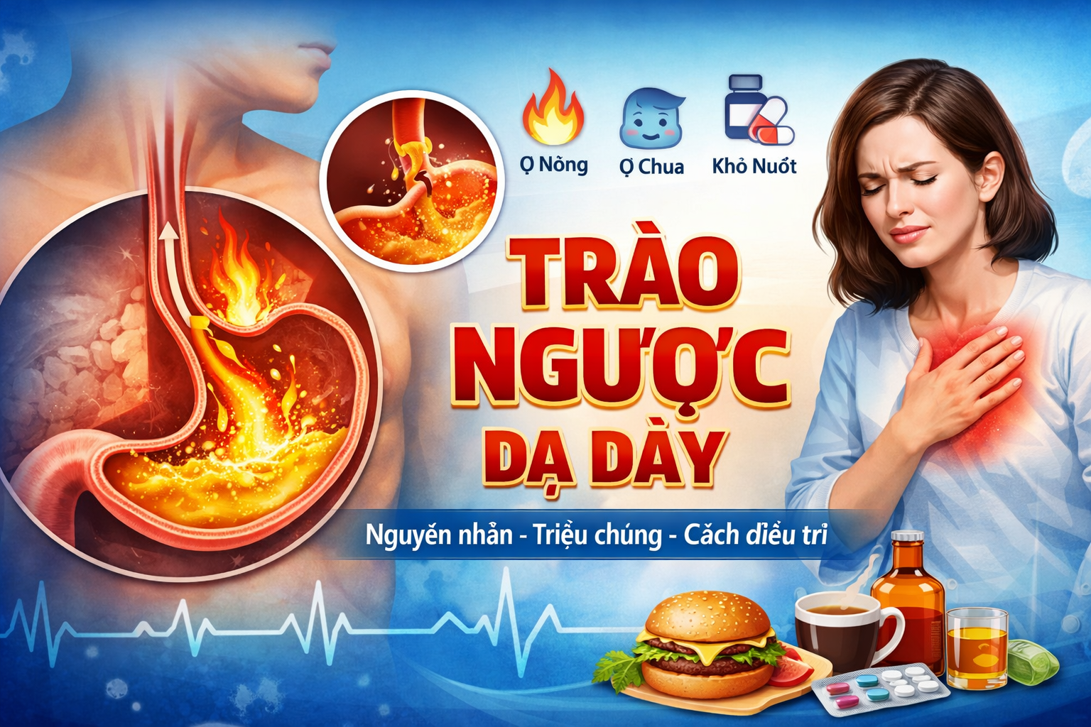 Trào Ngược Dạ Dày Là Gì? Nguyên Nhân, Triệu Chứng Và Cách Khắc Phục